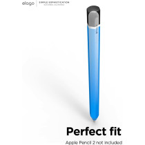 Elago Classic Pencil Case Compatible With Apple Pencil 2Nd Generation Cover Sleeve, Classic Design, Compatible With Magnetic Charging And Double Tap, Blue, Eapen2-Sc-Hbbl