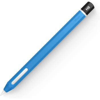 Elago Classic Pencil Case Compatible With Apple Pencil 2Nd Generation Cover Sleeve, Classic Design, Compatible With Magnetic Charging And Double Tap, Blue, Eapen2-Sc-Hbbl