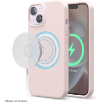 Elago Magnetic Case Compatible With Magsafe Iphone 14 Case, Magsafe Built In Magnets, Liquid Silicone Case, Shockproof, Strong Magnet, 6.1 Inch, Lovely Pink, Es14Mssc61-Lpk