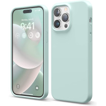 Elago Compatible With Iphone 14 Pro Max Case, Liquid Silicone Case, Full Body Protective Cover, Shockproof, Slim Phone Case, 6.7 Inch, Mint, Es14Sc67Pro-Mt