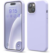 Elago Compatible With Iphone 15 Case, Liquid Silicone Case, Full Body Protective Cover, Shockproof, Slim Phone Case, 6.1 Inch, Purple, Es15Sc61-Pu