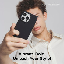 Elago Compatible With Iphone 15 Plus Case, Liquid Silicone Case, Full Body Protective Cover, Shockproof, Slim Phone Case, 6.7 Inch, Black, Es15Sc67-Bk