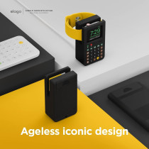 Elago W8 Charger Stand Compatible With Apple Watch Series, 9/8/7/6/5/4/3/2/1/Se, 45Mm, 44Mm, 42Mm, 41Mm, 40Mm, 38Mm, Nightstand Mode, Black, Est-Wt8-Bk