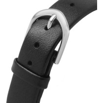 Olivia Burton Womens Watch, Black Dial And Black Leather Strap, Ob16Bb13, Black, Strap