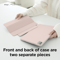 Elago Case For iPad Air 10.9 5th, 4th, iPad Pro 1st Generation 2018 And Air 11 M2- iPad Case With Magnetic Attachment To Metal, Compatible With Apple Pencil And Elago’s Pencil Case, Sand Pink, EPADA109-5-MFLO-SPK