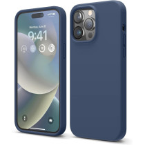 Elago Compatible With iPhone 14 Pro Max Case, Liquid Silicone Case, Full Body Protective Cover, Shockproof, Slim Phone Case, Anti-Scratch Soft Microfiber Lining, 6.7 inch ,Jean Indigo, ES14SC67PRO-JIN