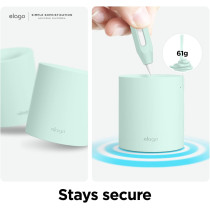 Elago Pencil Stand Compatible With Apple Pencil Pro Apple Pencil 1st And 2nd Generation And Apple Pencil USB-C And Any Tablet Stylus With Or Without Pencil Case Or Sleeve, Mint, EST-APEN-MT