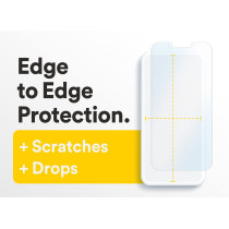 Bodyguardz Pure 2 Eye Guard Screen Protector For The iPhone 13 And iPhone 13 Pro, Premium Tempered Glass With Blue Light Filtering And PureGuard Protection, SGF3M-APH61-9HG