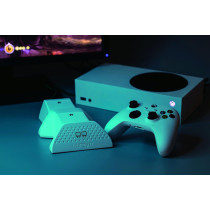 Venom Twin Charging Dock With 2x Rechargeable Battery Packs, White, VS2871