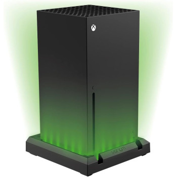 Venom Multi-Colour LED Light-Up Console Stand, Xbox Series X, Black, VS2886