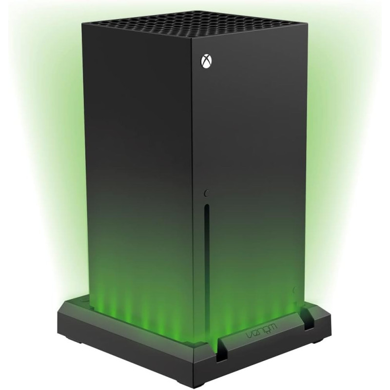 Venom Multi-Colour LED Light-Up Console Stand, Xbox Series X, Black, VS2886