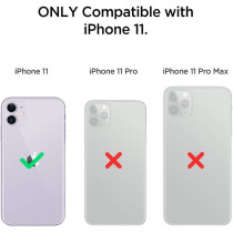 Spigen Ultra Hybrid Designed For Apple iPhone 11 Case 2019, Crystal Clear, 076CS27185