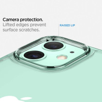 Spigen Ultra Hybrid Designed For Apple iPhone 11 Case 2019, Crystal Clear, 076CS27185