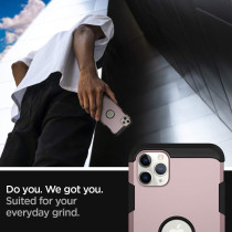 Spigen Tough Armor Compatible With iPhone 11 Pro Case, Double Protective Layer Extreme Drop Protection Mobile Phone Case For iPhone 11 Pro Case, Rose Gold, 077CS27242