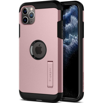 Spigen Tough Armor Compatible With iPhone 11 Pro Case, Double Protective Layer Extreme Drop Protection Mobile Phone Case For iPhone 11 Pro Case, Rose Gold, 077CS27242
