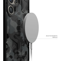 Urban Armor Gear Designed For Samsung Galaxy S24 Ultra Case 6.8" Pathfinder SE Midnight Camo, Magnetic Charging Rugged Military Drop-Proof Impact Resistant Non-Slip Protective Cover, 214426114061
