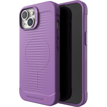 Gear4 ZAGG Havana Snap Apple iPhone 14 Plus, D30 Drop Protection Up To 10ft 3m, Wireless Charging Compatible, Reinforced Top, Bottom And Edges, Purple, 702010060