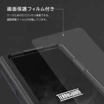 Vrs Design Terra Guard Active Phone Case For Galaxy Z Fold 4 5G 2022, Premium Durable Semi-Auto Hinge Protective Case With Tempered Glass Screen Protector Renewed, Matte Black, 910968