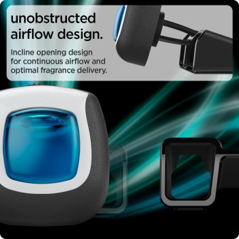 Spigen Air Freshener Adapter Designed For Tesla Model 3 Not Compatible With Model 3 2024 Refresh And Y 2023/2022 Airvent Air Freshener Not Included-2 Pack, Black, ACP05265