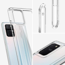 Spigen Ultra Hybrid Designed For Samsung Galaxy S10 Lite Case 2020, Crystal Clear, ACS00689