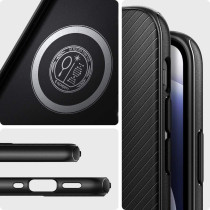 Spigen Mag Armor MagFit Compatible With MagSafe Designed For iPhone 12 Mini Case 2020, Matte Black, ACS01866