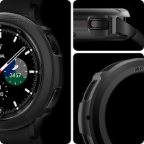 Spigen Liquid Air Armor Designed For Samsung Galaxy Watch 4 Classic Case 42mm 2021, Matte Black, ACS03141