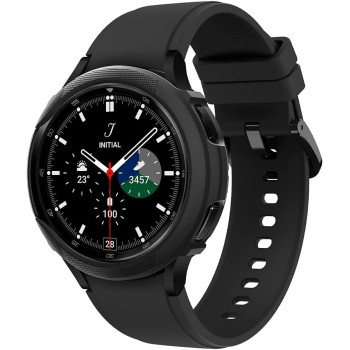 Spigen Liquid Air Armor Designed For Samsung Galaxy Watch 4 Classic Case 42mm 2021, Matte Black, ACS03141