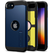 Spigen Tough Armor Extreme Protection Tech Designed For iPhone SE 2022 Case/iPhone SE 3 Case 2022/iPhone SE 2020 Case/iPhone 8 Case/iPhone 7 Case-Navy Blue, ACS04347