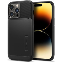 Spigen Slim Armor Designed For iPhone 14 Pro Case 2022, Black, ACS04671