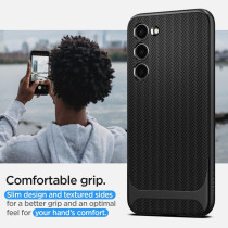 Spigen Neo Hybrid Bumper Case For Galaxy S23 Plus 2023 Lightweight And Shock-Absorbent, Black, ACS05674