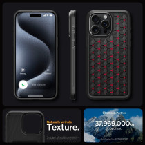 Spigen Cryo Armor Designed For iPhone 15 Pro Max Case 2023 Military Grade Protection, Cryo Red, ACS06604