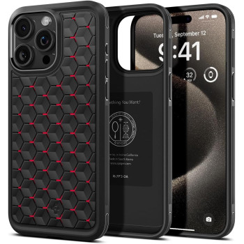 Spigen Cryo Armor Designed For iPhone 15 Pro Max Case 2023 Military Grade Protection, Cryo Red, ACS06604