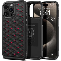 Spigen Cryo Armor Designed For iPhone 15 Pro Max Case 2023 Military Grade Protection, Cryo Red, ACS06604