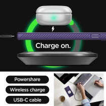 Spigen Liquid Air Designed For Galaxy S24 Ultra Case 2024 Military-Grade Protection, Deep Purple, ACS07449