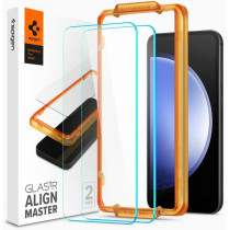 Spigen Tempered Glass Screen Protector GlasTR AlignMaster Designed For Galaxy S23 FE, 2 Pack, AGL06986
