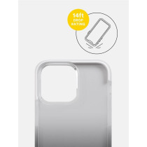 Bodyguardz Ace Pro For iPhone 14 Pro Case, Premium Shockproof Technology With 14FT Military Grade Drop Protection, Wireless Charging, Responsive Buttons, Clear/Black, B0003EDL22A2N01