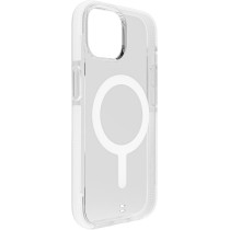 Bodyguardz Ace Pro For iPhone 15 Case, Heavy Duty Shockproof Cover With 18FT Military Grade Drop Tested, Compatible With MagSafe, Wireless Charging, Responsive Buttons, Clear/White, B0008ECR23A4E01