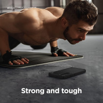 Elago Armor Compatible With Samsung Galaxy S22 Case 6.1inch-US Military Grade Drop Protection, Heavy-Duty Protective Case, Carbon Fiber, Tough Rugged Design, Shockproof Bumper Cover, Black, EGS22AM62-BK