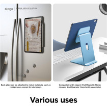 Elago Case For iPad 10th Generation iPad Case With Magnetic Attachment To Metal Materials, Compatible With Apple iPad Pencil And Elago’s Pencil Case, Blue, EPAD109-10-MFLO-BL