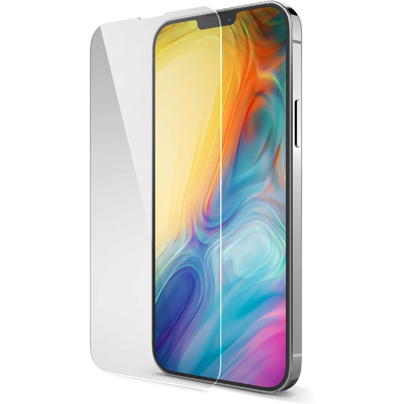 Elago Tempered Glass Plus Screen Protector Compatible With iPhone 14, iPhone 13, iPhone 13 Pro 9H Surface Hardness, Anti-Fingerprint, Shatter-Proof, Scratch Protection, Crystal Clear Clarity, ES13-61TG