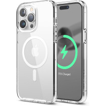 Elago Magnetic Hybrid Clear Case Compatible With iPhone 14 Pro Max Case, Compatible With MagSafe, 6.7", US Military Grade Drop Protection, PC Plus TPU Hybrid Technology, Reduced Yellowing, Transparent, ES14MSHB67PRO-TR