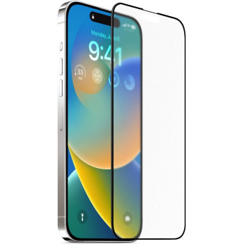 Elago Anti Finger Glass Plus Screen Protector Compatible With iPhone 14 Pro Max-Anti-Fingerprint, 9H Surface Hardness, Shatter-Proof, Scratch Protection, ES14PROMAX-67AF
