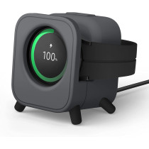 Elago GW5 Stand Compatible With Samsung Galaxy Watch 6 Series Charger Stand/5 Charger, 40, 44mm/5 Pro Charger, 45mm 2022-2023, Classic Speaker Design, Dark Grey Charging Cable Not Included, EST-GWT5-29-DGY