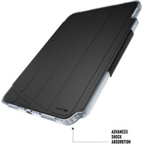 Tech21 EvoFolio Case For iPad 10th Gen Impact Protection Multi-Angle Viewing, Black, T21-10204