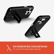 Tech21 Evo Crystal Kick Case For iPhone 15 Pro Compatible With MagSafe Impact Protection Case, Obsidian Black, T21-10261