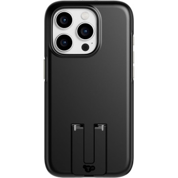 Tech21 Evo Crystal Kick Case For iPhone 15 Pro Compatible With MagSafe Impact Protection Case, Obsidian Black, T21-10261