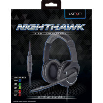 Venom Nighthawk Universal Stereo Gaming Headset, PS4/Xbox One/Xbox 360/PSP/PC/Mac, Black, VS2855