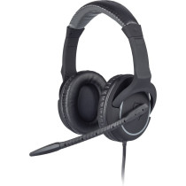 Venom Nighthawk Universal Stereo Gaming Headset, PS4/Xbox One/Xbox 360/PSP/PC/Mac, Black, VS2855