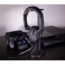Venom Nighthawk Universal Gaming Chat Headset, PS4/Xbox One/Switch/PC/Mac, Black, VS2865