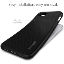 Spigen Liquid Air Armor Designed For iPhone 8 Plus Case 2017/Designed For iPhone 7 Plus Case 2016, Black, 043CS20525